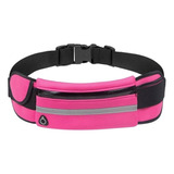 Pochete Fitness Corrida Bike Porta Celular Cor Rosa