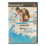 Singstar Pop Playstation 2 Físico Original Excelente Estado