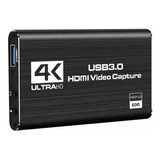 Capturadora Video Streaming 4k Usb 3.0 60fps Un Año Garantía