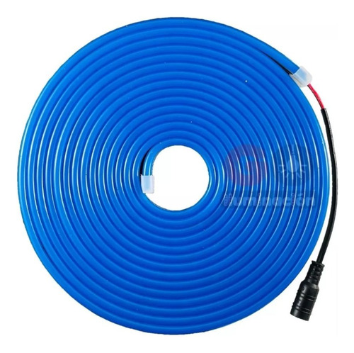 Manguera Tira Neon Luz Led Flexible 5 Mt Con Eliminador 