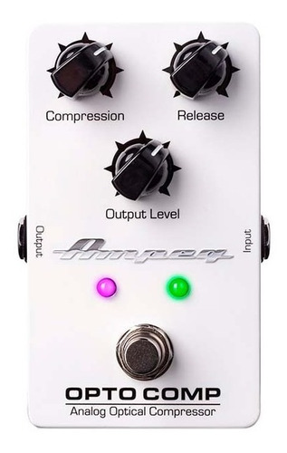 Pedal De Efecto Ampeg Opto Comp  Blanco