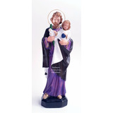 San José Imagen 29 Cm Irrompible Pvc + Velas 