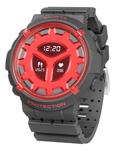Smart Watch Reloj Inteligente Band Sport Deportivo Noga Sw21 Caja Negro Malla Negro Bisel Negro