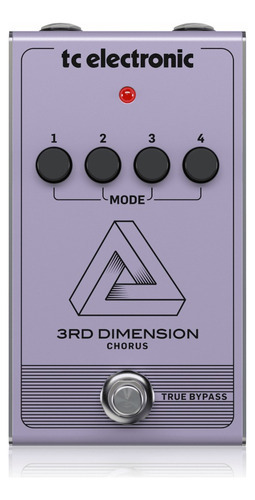 Pedal De Chorus 3rd Dimension - Tc Electronic Cor Roxo