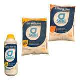 Kit Piscina Top 2kg Sulfato 2kg Barrilha 1l Clarificante