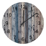 Reloj De Pared Grande De Madera De 12 Pulgadas, Funciona Con