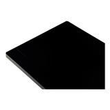 Tábua Placa De Polietileno Pead Carnes 50x30 Espessura 10mm Cor Preto 10mm X 30cm X 50cm