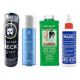 Papel Baregk+cool Care Andis+talco Clubman+aceite Wahl