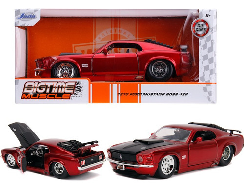 Jada 1:24 Ford Mustang Boss 429 1970 Big Time Muscle Escala 