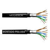 Cabo Utp F/utp Cat5e Externo Blindado 30m 100% Cobre Montado