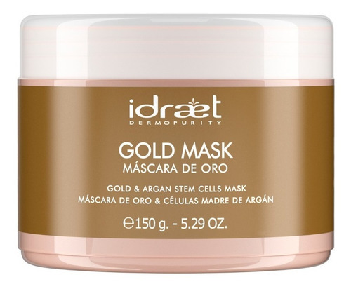 Nueva Gold Mask Mascara De Oro Y Celulas Madre Argan Idraet