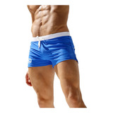 Sunga Shorts Aqux Com Bolso Atrás - Azul Aço