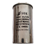 Capacitor 30 Mf 450v Metalico - Aire Acondicionado