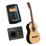 Guitarra Criolla Fonseca  25ec Con Eq Y Funda - Plus