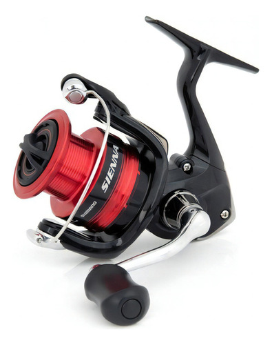 Carrete Shimano Sienna 2500hg Color Negro/rojo Lado De La Manija Derecho/izquierdo