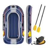 Bote Inflable Hydroforce Bestway + 2 Remos + Inflador