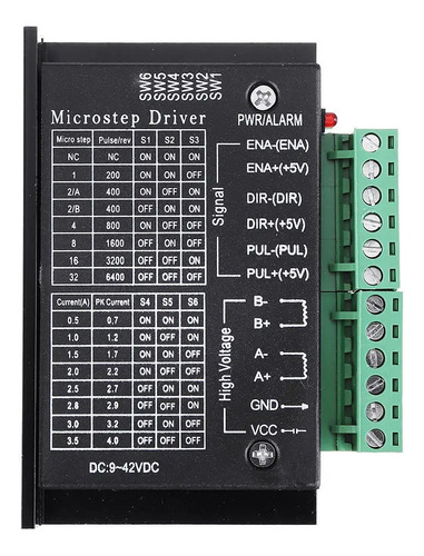 Driver Controlador De Motores Paso A Paso 3.5a Tb6600