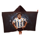 Maradona Argentina - Manta/ Capa Con Capucha