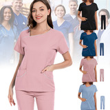 Mujer Uniforme Medico, Conjunto Quirúrgico Filipina Pantalon