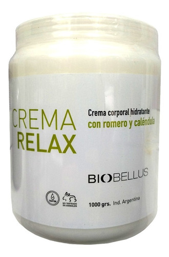 Crema Relax Corporal Romero Calendula X Kilo Biobellus