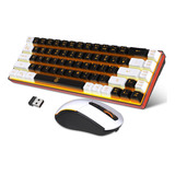 Snpurdiri Combo De Teclado Y Mouse Inalambricos 60% Para Jue