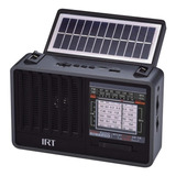 Radio Solar Recargable Irt Con Lampara Bluetooth, Usb