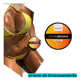 Crema Acelerador Bronzeador Shine Brown De 100 G