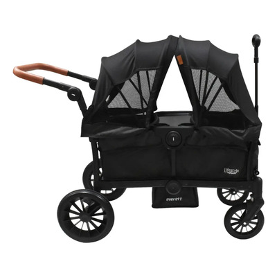 Lifestyle By Infanti Doble Vagón Everett Plegable Color Negro | Meses sin interés