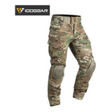 Idogear-pantalones De Combate G4 Con Rodilleras,camuflaje