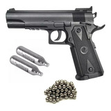 Pistola Balines Stinger 1911+2co2 +200 Bb Caza Tiro Outdoor