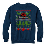 Sudadera Ugly Sweater Jurassic Park Dinosaurios T Rx+ Regalo