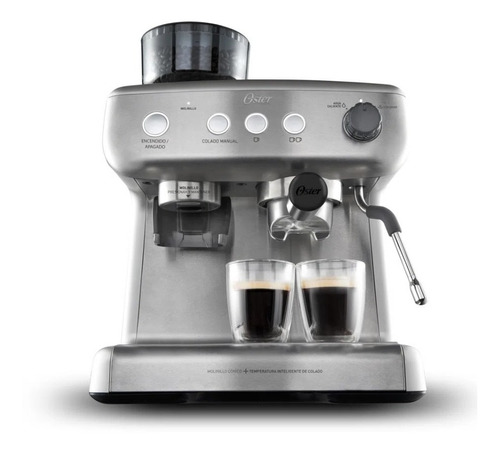Cafetera Para Espresso Oster® 15 Bares, Molino Integrado