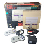 Console Snes Fat Na Caixa Defeito