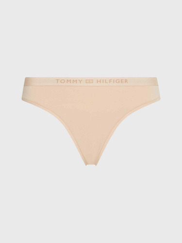 Tanga Rosa De Mujer Con Logo Tonal En Cintura Tommy Hilfiger