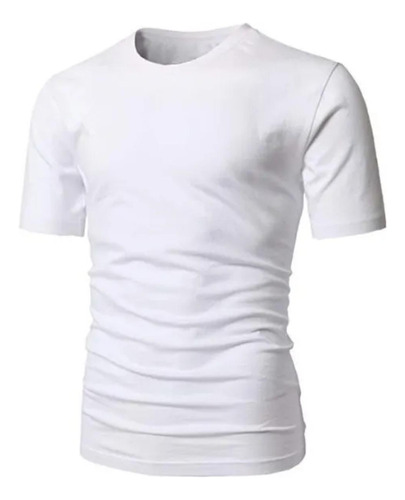 Remeras Slim Fit Entalladas De Hombre 100% Algodón 