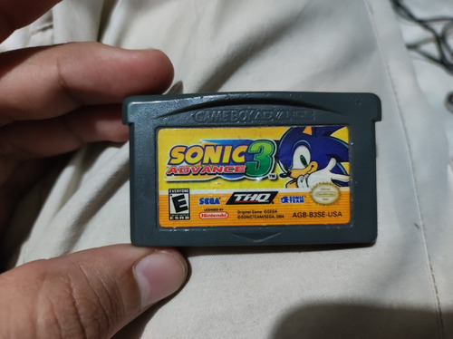 Sonic Advance 3 Gameboy Advance Original Gb Game Boy