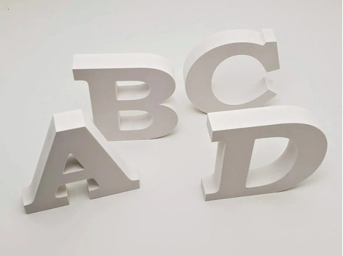 20 Letras Em Plástico Impressão 3d 20cm Fachadas Casas Toldo