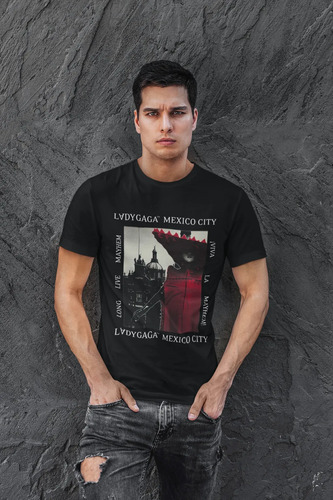 Playera Wear Print Lady Gaga Viva La Mayhem! Cespalda Mexico