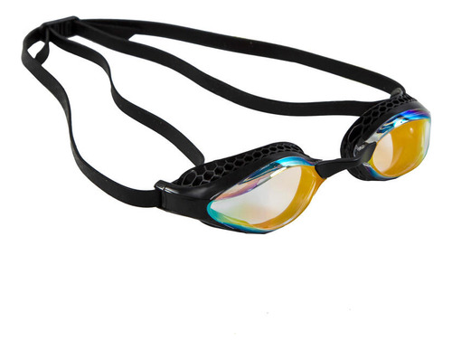 Gafas Natación Arena Airspeed Amarillo Negro Espejo