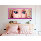 Cuadro Decorativo Moderno Para Recamara Barbie Ojos