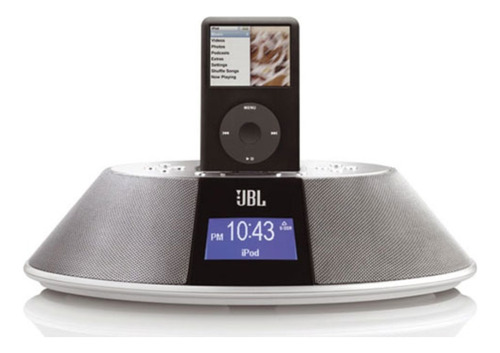 Radio Jbl Am-fm Con Reloj Despertador Y Base Para iPhone 