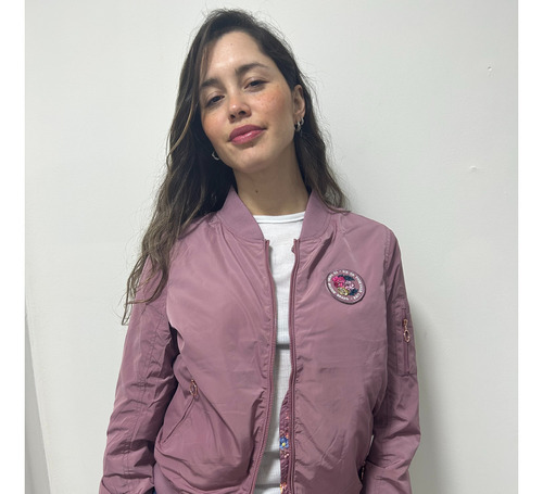 Campera Bomber Mujer Reversible