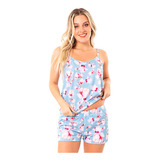 Pijama Mujer De Verano Megnolias Cocot Art 7418