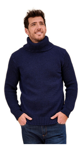 Sweaters Polera Hombre Tejida Con Cuello Grande   Art.  494