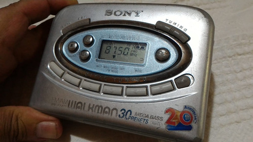Walkman Sony Radio Casette Lógica Electrónica Detalle Volume