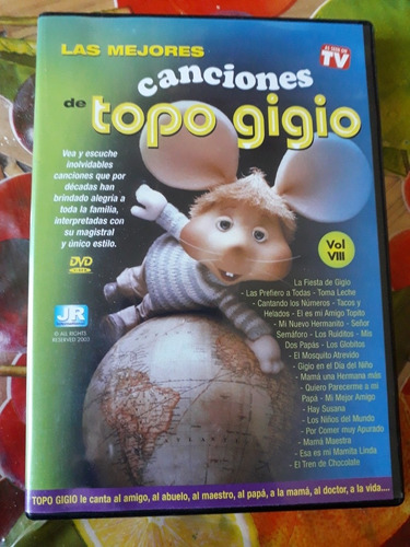 Las Mejores Canciones De Topo Gigio Vol Viii Dvd