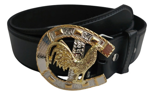 Cinturón Vaquero 2 Pulgadas De Ancho Hebilla Herradura Gallo