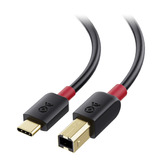 Cable De Impresora Usb C De 13.1 Pies (cable Usb C A Usb B, 