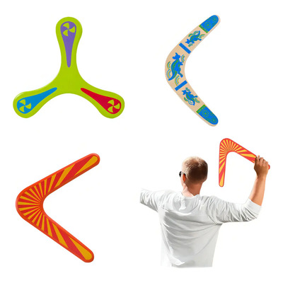 Velstron 3pcs Boomerang En Forma De V, Boomerang De Madera Que Regresa Boomerang En Forma De V Juguete Deportivo Para Juegos Al Aire Libre Equipo Deportivo Infantil Boomerang Profesional | Meses sin interés