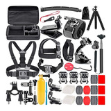 Kit Acessórios Compatível C/ Gopro 9/10/11 Dji Osmo 4k 50pcs